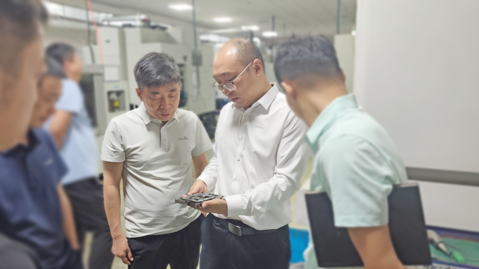 苏州立普医疗参观考察苏州新大陆精密